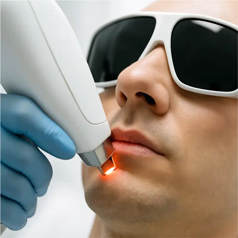Full Face Laser Hair Removal